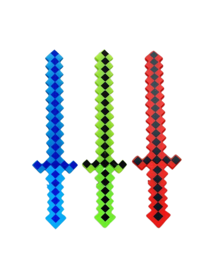 Pixelated Plastic Sword