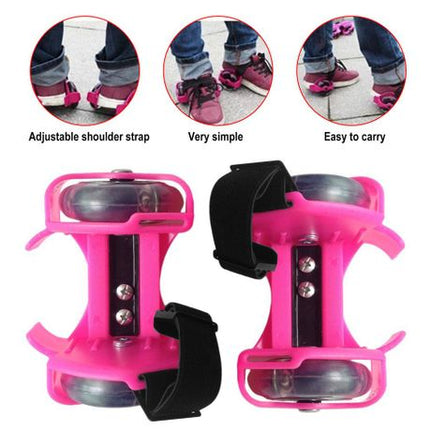 Flashing Roller Heel Skates