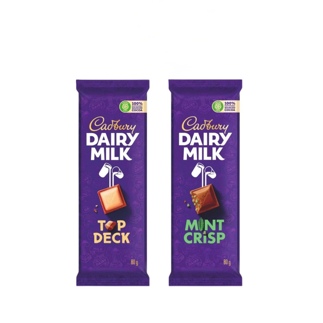 Cadbury Top Deck & Mint Crisp 75G