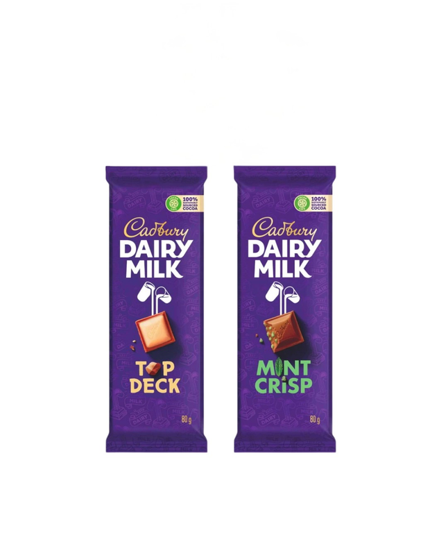 Cadbury Top Deck & Mint Crisp 75G