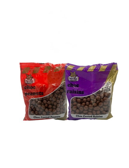 Fox & Swans Chocolate Peanuts or Chocolate Raisans