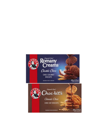 Bakers Choc kits or Romany Creams 200g