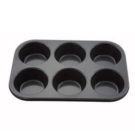 6 Cup Non-Stick Round Muffin Pan