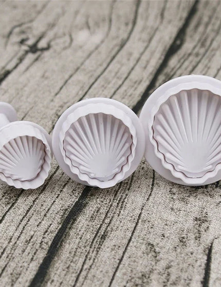 Seashell Plunger Cutters 3pc