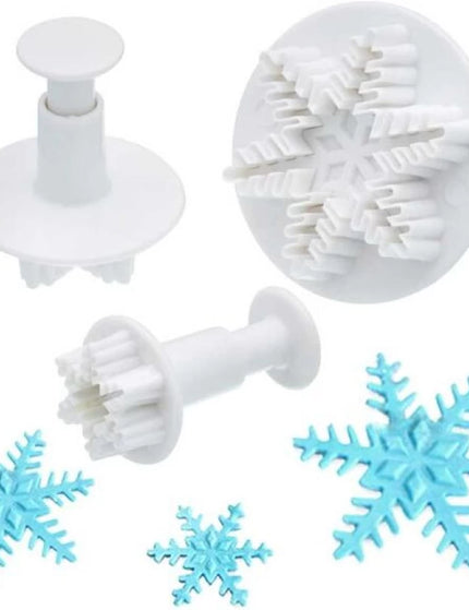 Snowflake Plunger Cutters 3pc