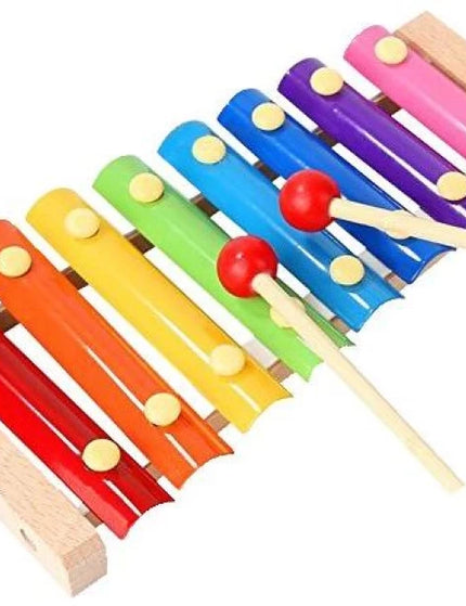 Embellished Wooden Musical Toy for Kids Xylophone  (Multicolour)