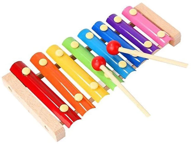 Embellished Wooden Musical Toy for Kids Xylophone  (Multicolour)